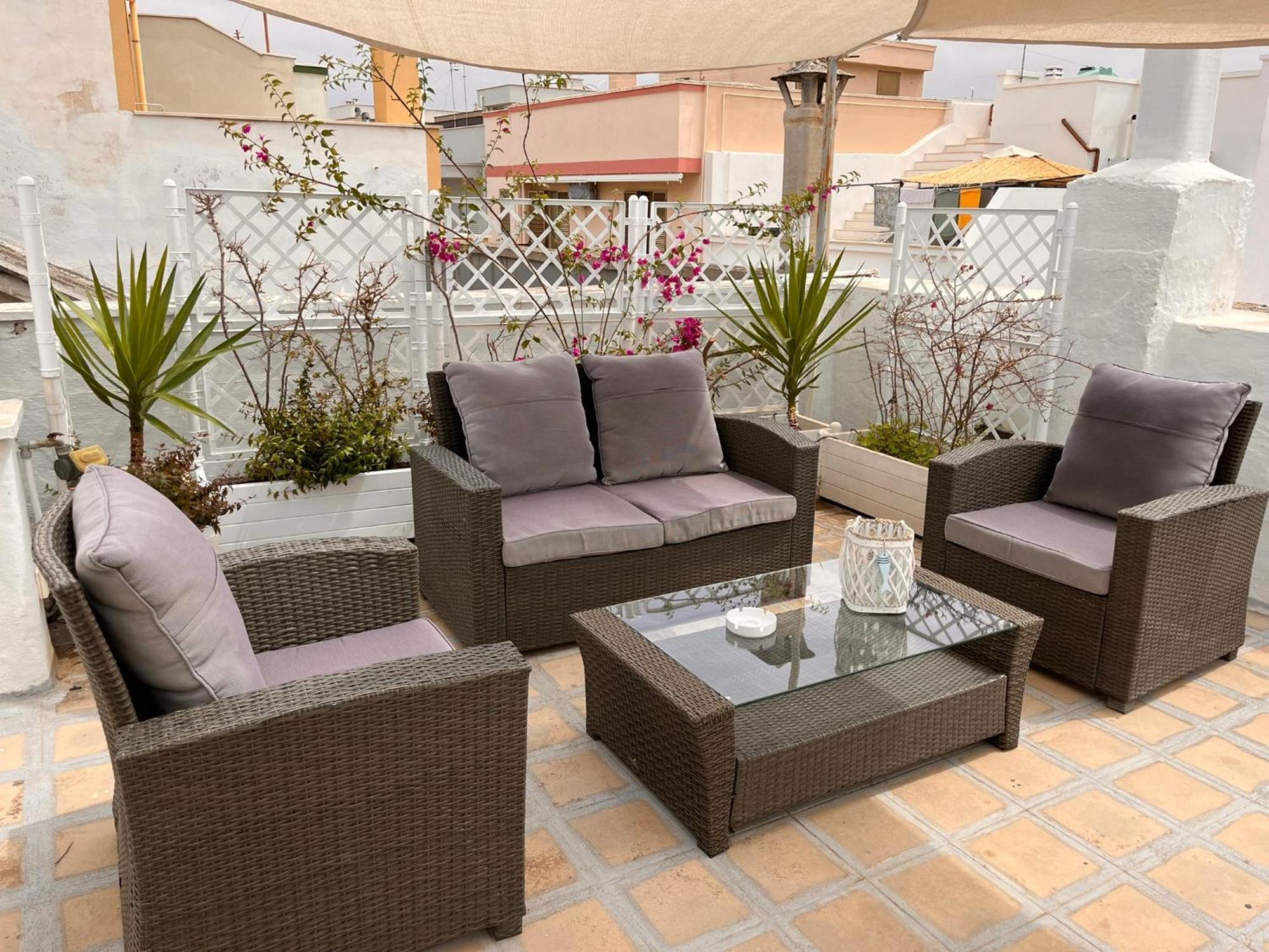 Vele Bianche Cosy Home Con Terrazza Поліньяно-а-Маре Екстер'єр фото