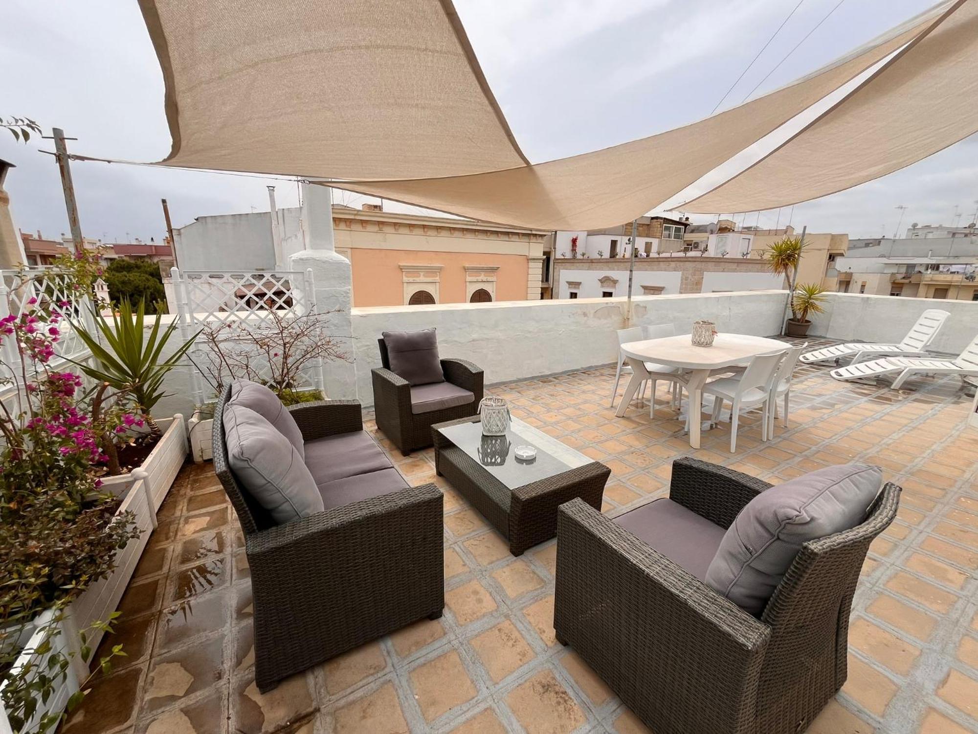 Vele Bianche Cosy Home Con Terrazza Поліньяно-а-Маре Екстер'єр фото